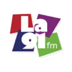 La 91 FM logo
